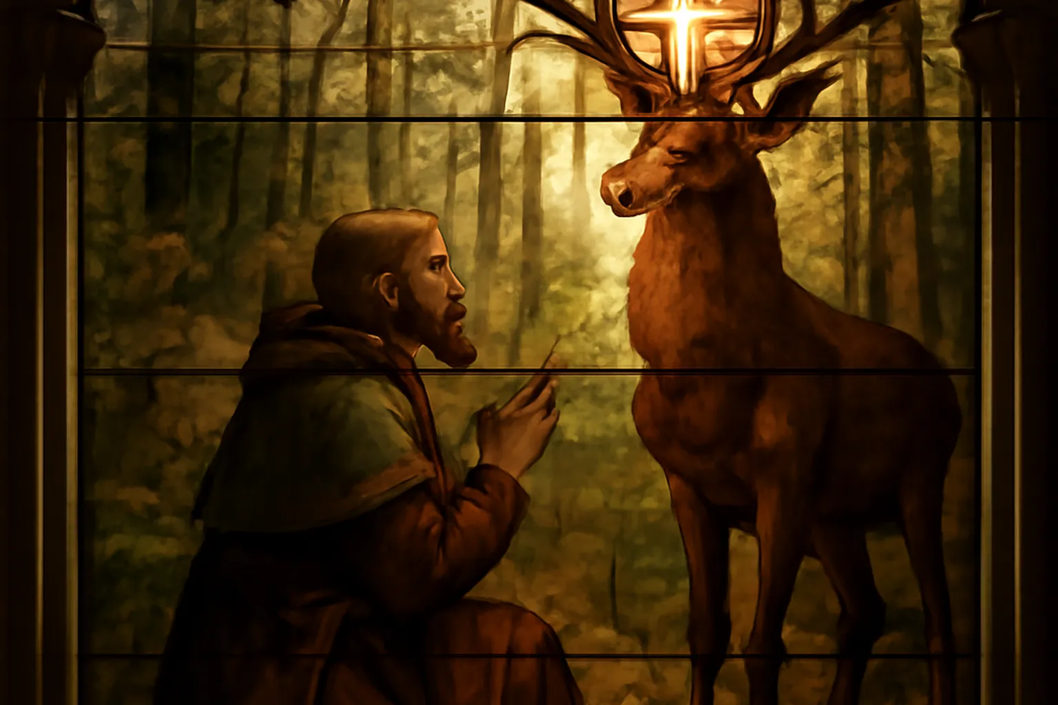 La croix entre les bois : un historien de l'art décrypte l'iconographie de saint Hubert